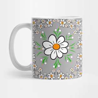 daisy flower blossoms daisies flower pattern bloom Mug